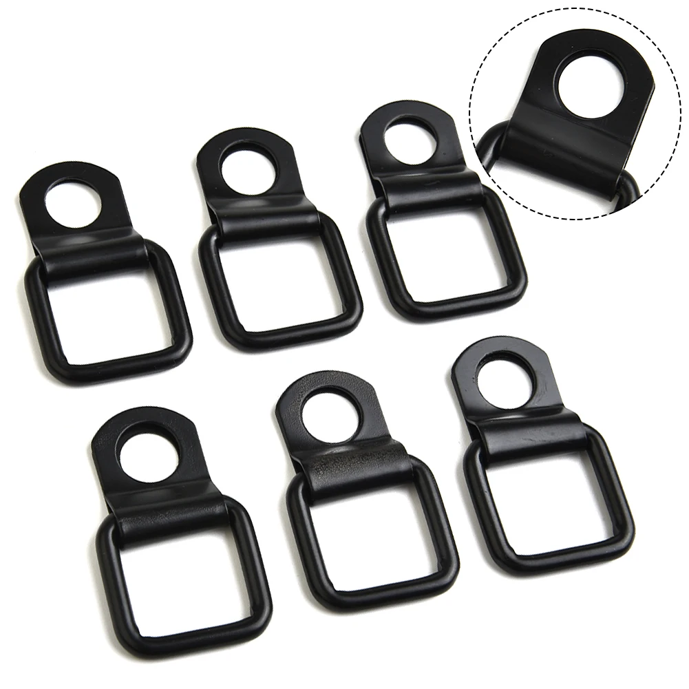 6pcs Black Heavy Duty Fixing Point Anchor Lashing Eye Tie Down Loop D-Ring Hook Metal With Black Anti-rust Coating Auto Fastener
6pcs Black Heavy Duty Fixing Point Anchor Lashing Eye Tie Down Loop D-Ring Hook Metal With Black Anti-rust Coating Auto Fastener