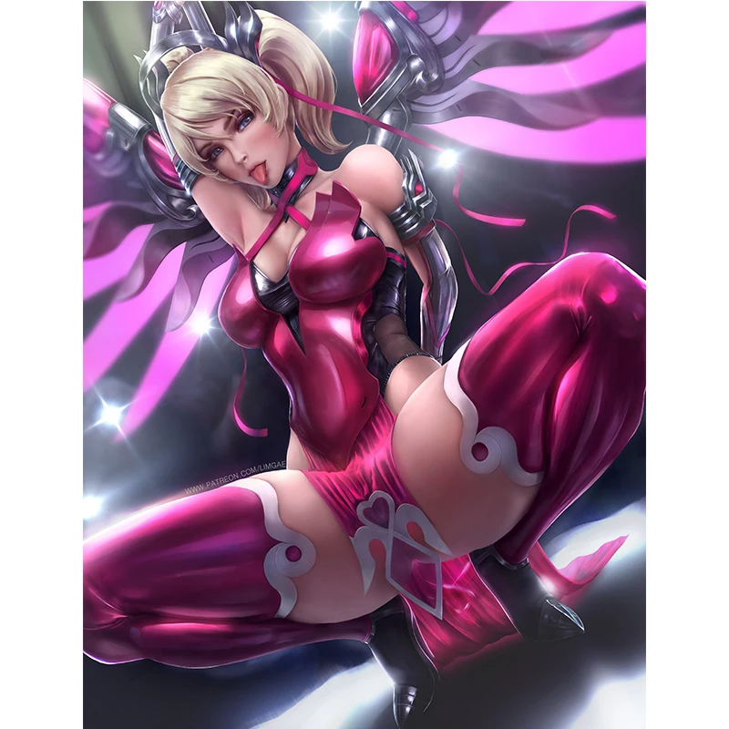 Sexy Anime Girl Canvas Print Picture Wall Art Overwatch Pink Angel Paintings Home Decoration Module Poster Living Room No Frame
Sexy Anime Girl Canvas Print Picture Wall Art Overwatch Pink Angel Paintings Home Decoration Module Poster Living Room No Frame