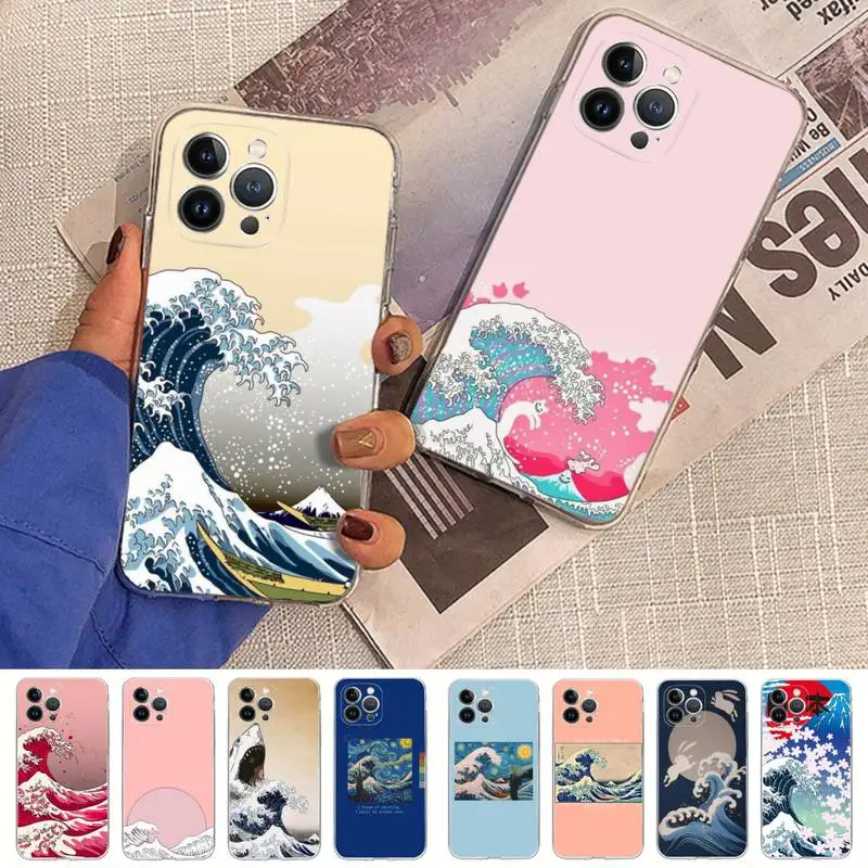 Wave Art Phone Case Silicone Soft for iphone 14 13 12 11 Pro Mini XS MAX 8 7 6 Plus X XS XR Cover
Wave Art Phone Case Silicone Soft for iphone 14 13 12 11 Pro Mini XS MAX 8 7 6 Plus X XS XR Cover