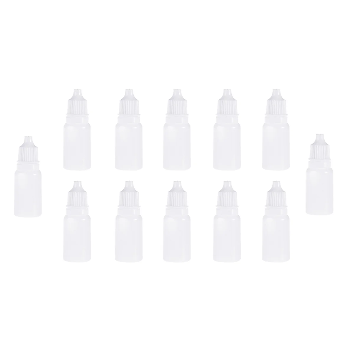 

12Pcs 10ml Empty Plastic Squeezable Dropper Bottles Eye Liquid Dropper Dropping Bottles