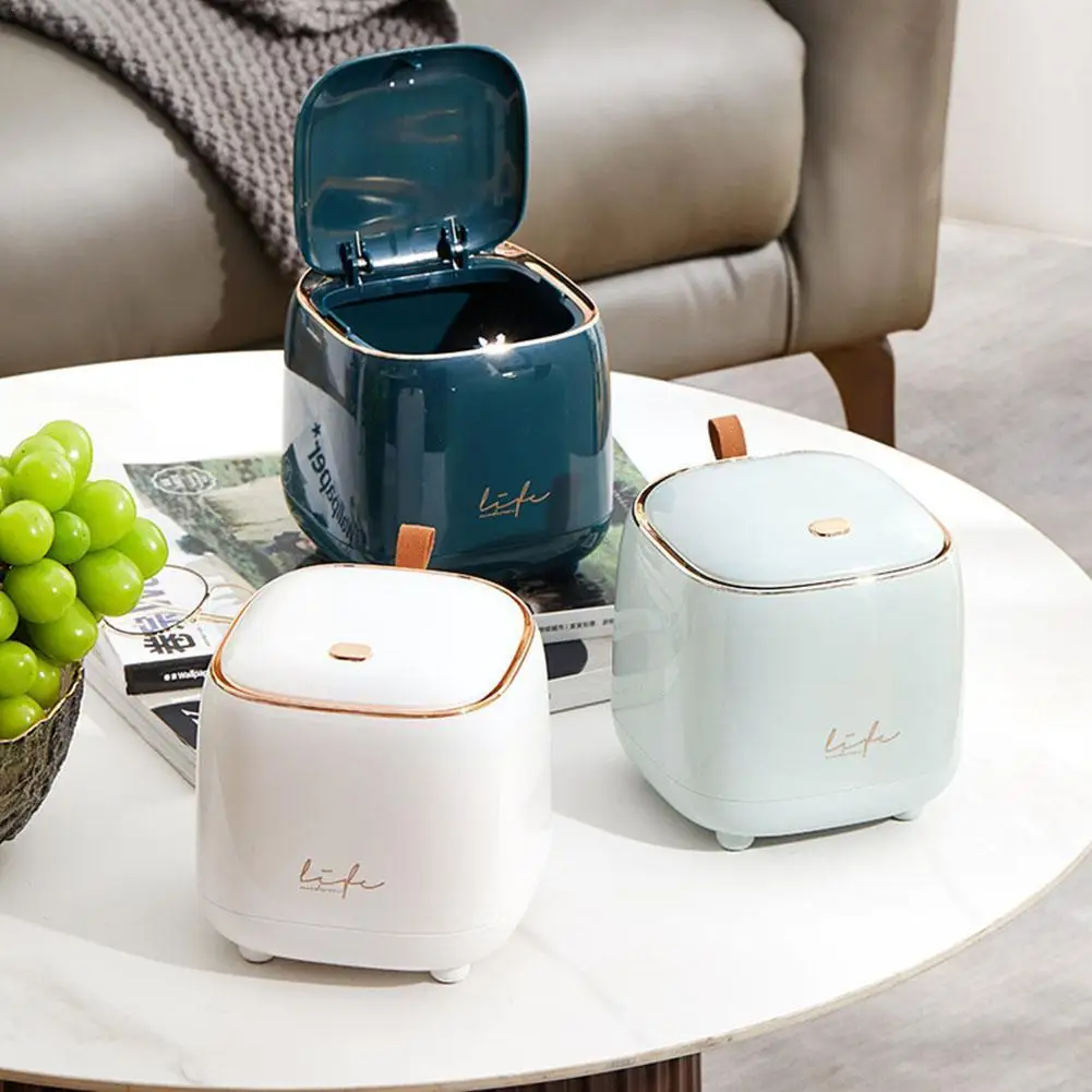 Mini Countertop Trash Can Press Type Desktop Trash Double-layer For Coffee Table Bathroom Vanity Offices Small Storage W6s8
Mini Countertop Trash Can Press Type Desktop Trash Double-layer For Coffee Table Bathroom Vanity Offices Small Storage W6s8
