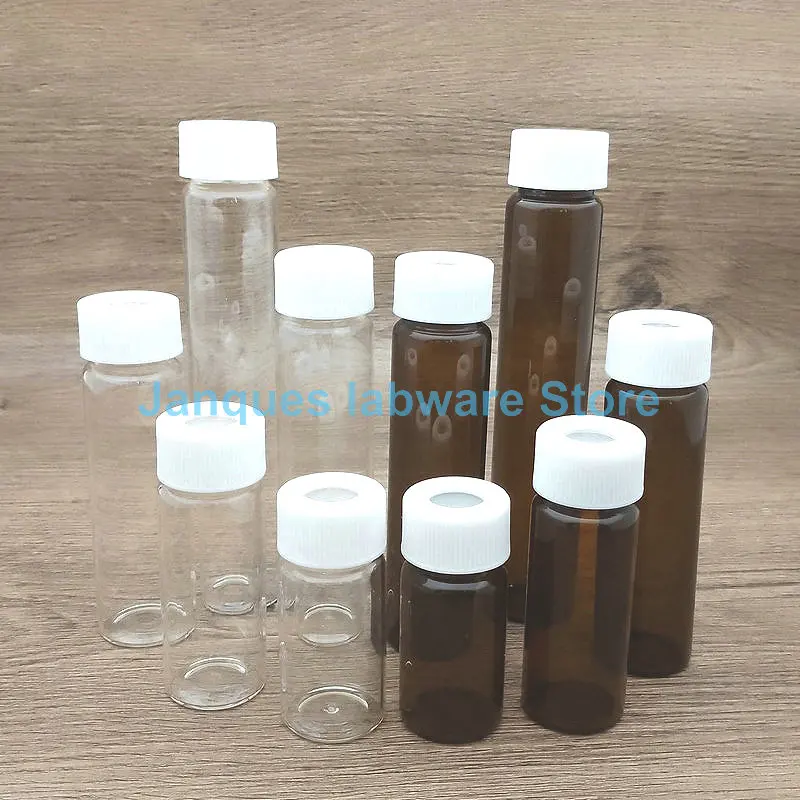 10pcs 20/30/40/50/60ml Borosilicate glass clear/brown Sample Bottle Headspace screw Cap injection bottle for lab experiment
10pcs 20/30/40/50/60ml Borosilicate glass clear/brown Sample Bottle Headspace screw Cap injection bottle for lab experiment