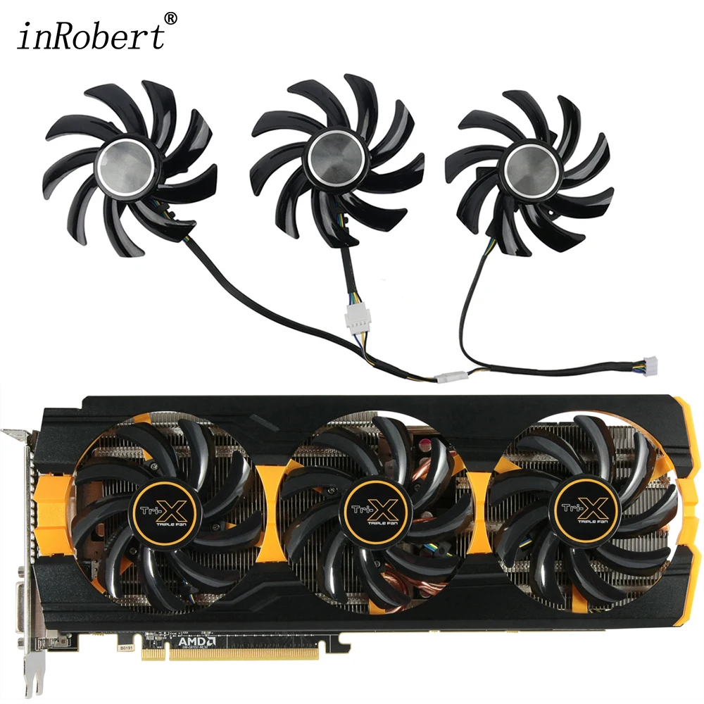 New 85MM FDC10H12S9-C Cooling Fan Replacement For Sapphire Radeon R9 290X Tri-X OC R9 390 390X 8GB NITRO Graphics Video Cards
New 85MM FDC10H12S9-C Cooling Fan Replacement For Sapphire Radeon R9 290X Tri-X OC R9 390 390X 8GB NITRO Graphics Video Cards