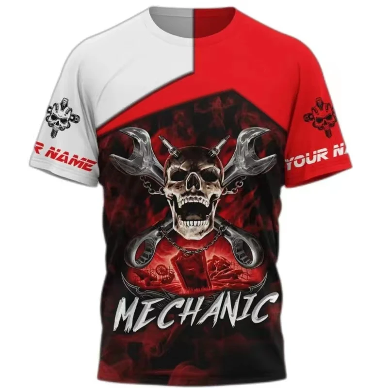 Mechanist Maintenance Style Men's T-shirt Various Tools 3D Printing Summer Breathable Quick Drying Short Sleeve Various Sizes
Mechanist Maintenance Style Men's T-shirt Various Tools 3D Printing Summer Breathable Quick Drying Short Sleeve Various Sizes