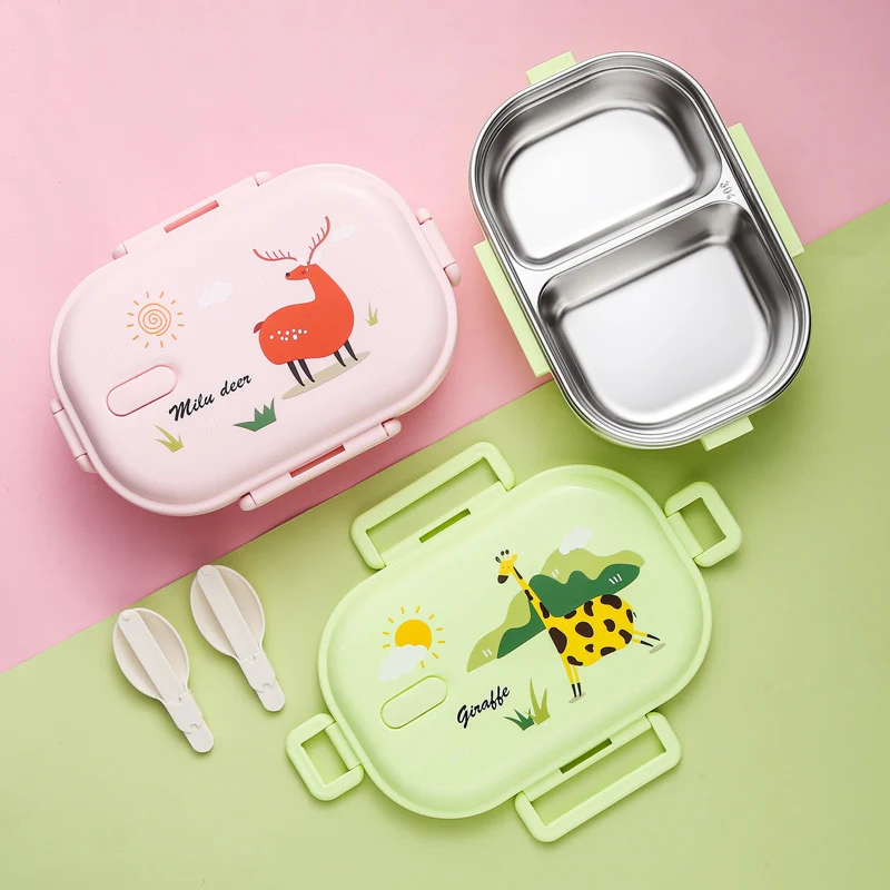 Stainless Steel Lunch Box Pink Lunch Box Thermal Insulation Cartoon Style Student Children's Office Female Lunch Box
Stainless Steel Lunch Box Pink Lunch Box Thermal Insulation Cartoon Style Student Children's Office Female Lunch Box