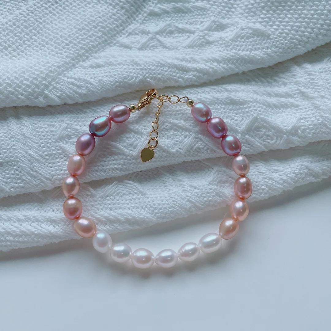 Новый трехцветный жемчужный браслет, элегантный и изысканный пресноводный жемчуг для малого рынка CB1
Новый трехцветный жемчужный браслет, элегантный и изысканный пресноводный жемчуг для малого рынка CB1