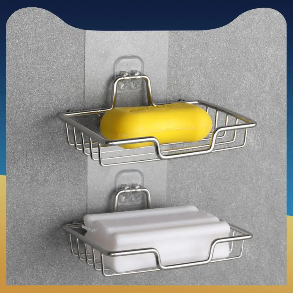 Wall Mounted Soap Dish Soap Rack Stainless Steel Not Touching Hands Humanized Bathroom Accessories Soap High Quality Soap Box
Wall Mounted Soap Dish Soap Rack Stainless Steel Not Touching Hands Humanized Bathroom Accessories Soap High Quality Soap Box