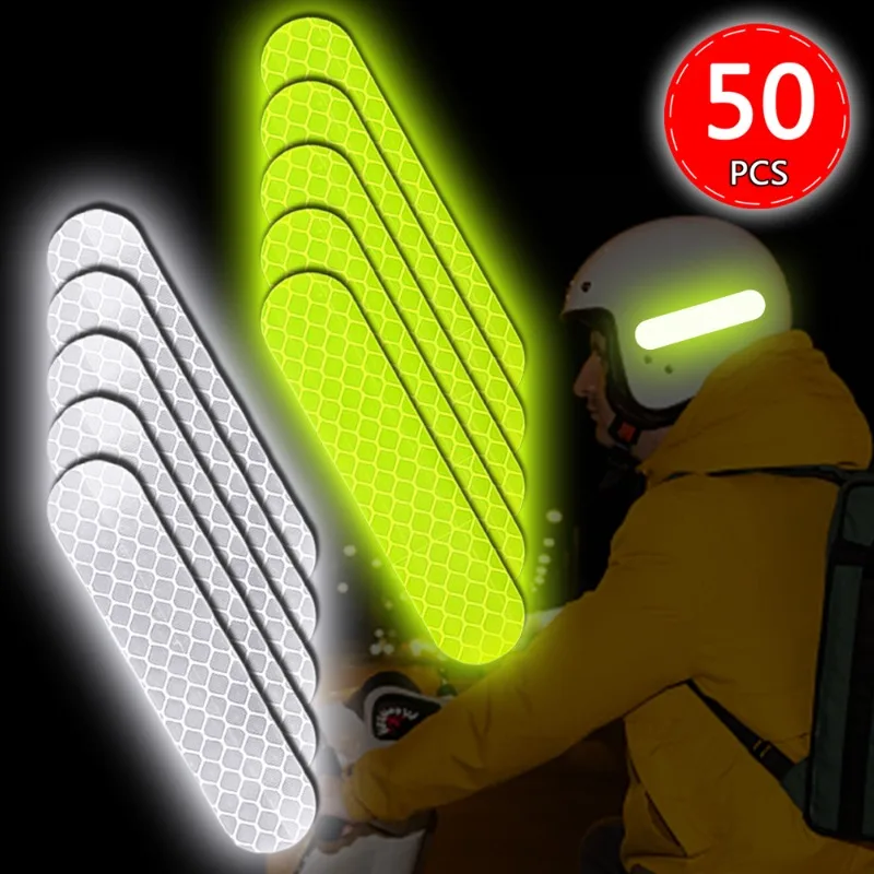 Night Safety Reflective Stickers Motorcycle Helmet Warning Sticker Protective Reflector Car Reflective Warning Strip Decals
Night Safety Reflective Stickers Motorcycle Helmet Warning Sticker Protective Reflector Car Reflective Warning Strip Decals