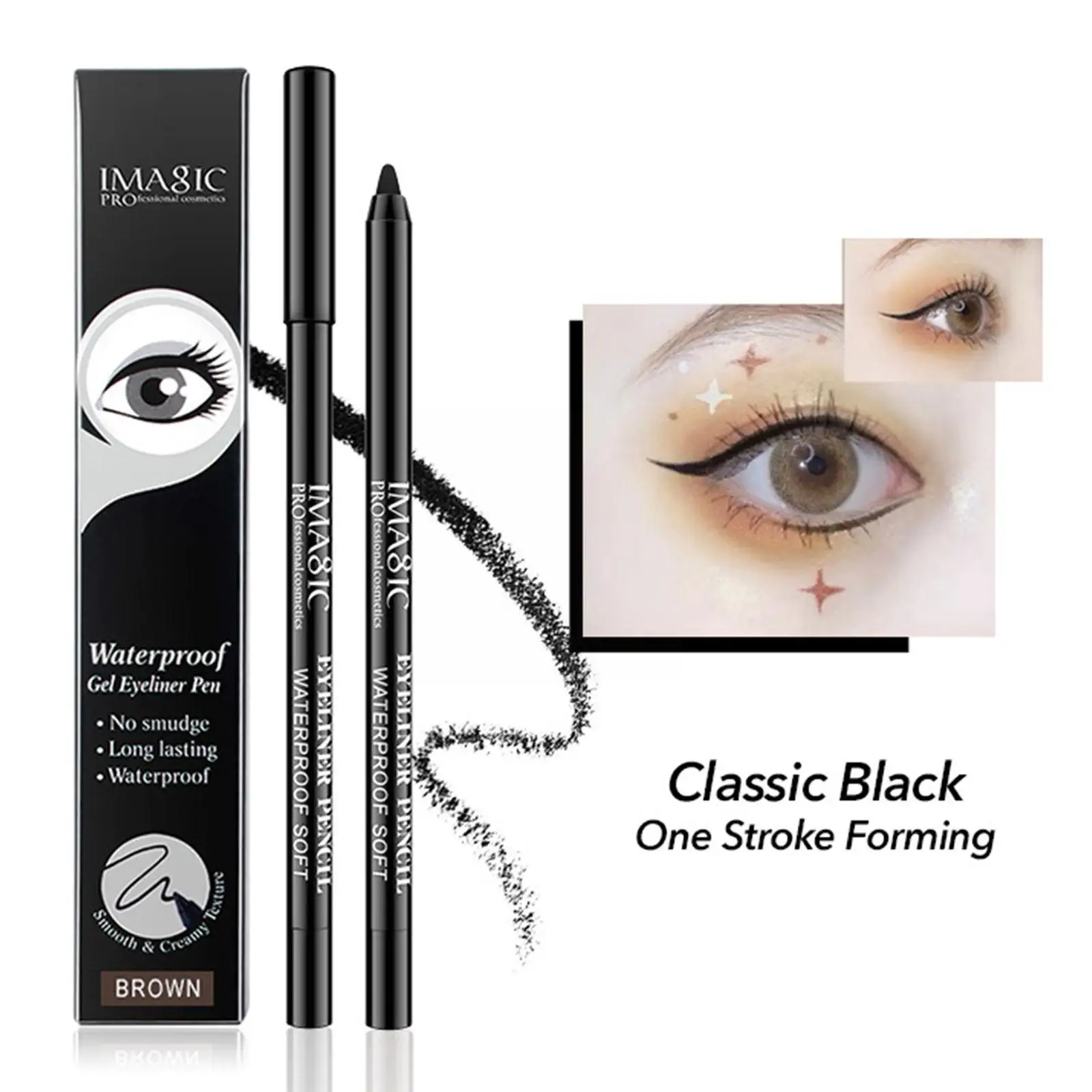 Eyeliner Gel Pen Waterproof Long-lasting Anti-sweat Black Easy Quick To Eyeliner Tools Eyes Cosmetics Wear Pencil Eye Dry M V3d2
Eyeliner Gel Pen Waterproof Long-lasting Anti-sweat Black Easy Quick To Eyeliner Tools Eyes Cosmetics Wear Pencil Eye Dry M V3d2