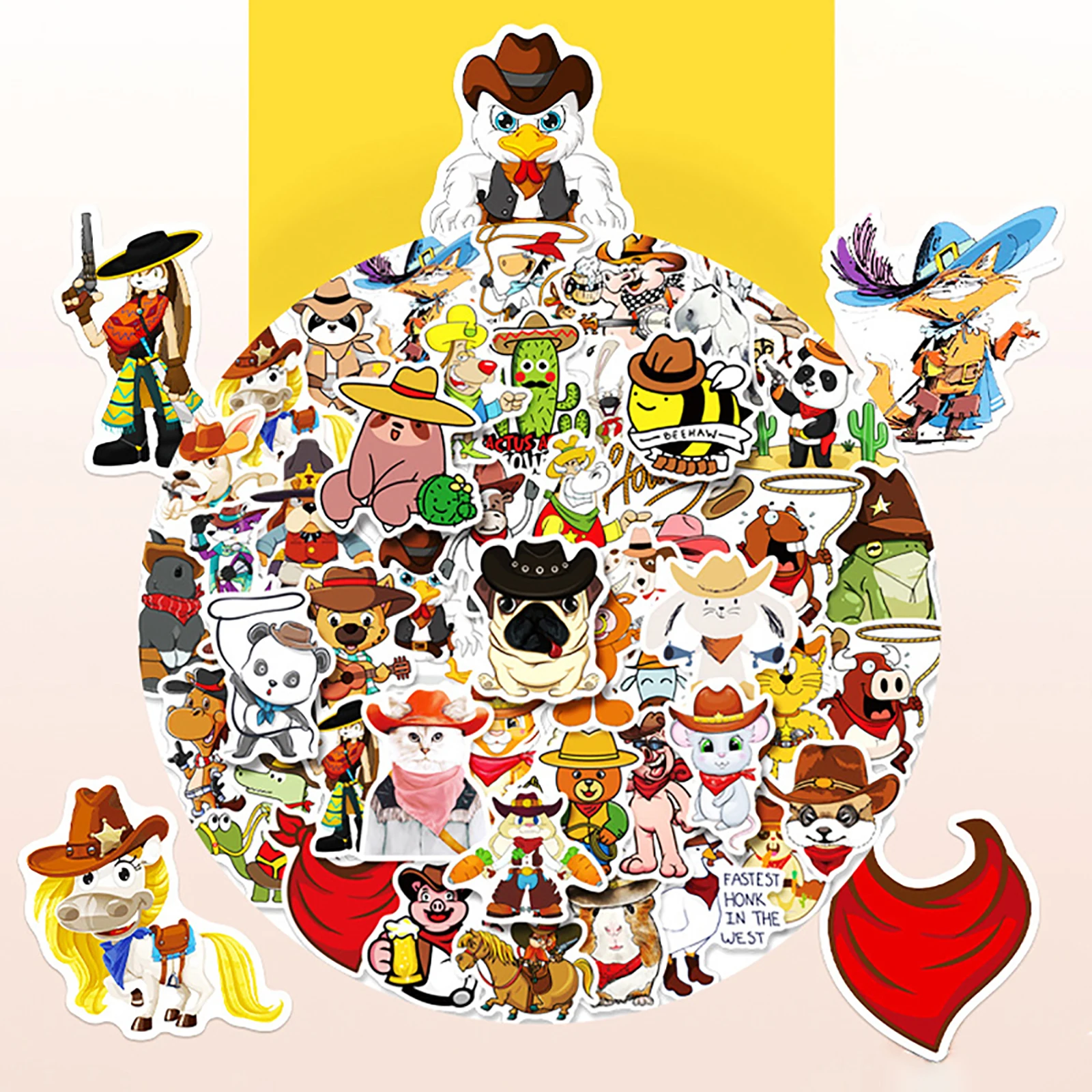 10/30/50PCS Cute Cartoon animal Sticker west cowboy Style Laptop Guitar Luggage Fridge Graffiti Sticker Decal Kid Classic Toy
10/30/50PCS Cute Cartoon animal Sticker west cowboy Style Laptop Guitar Luggage Fridge Graffiti Sticker Decal Kid Classic Toy