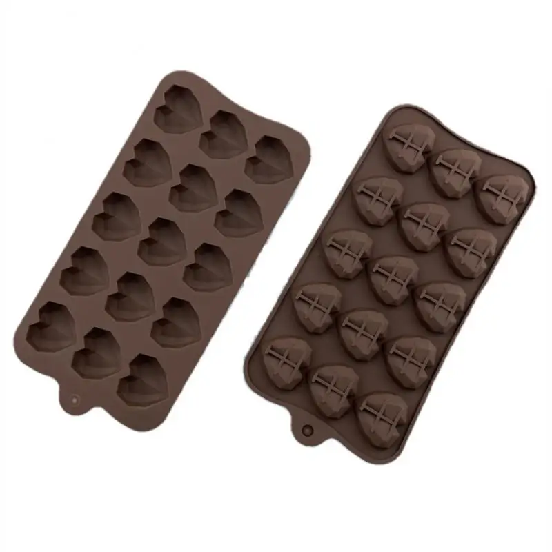 Food Grade Silicone Heart Chocolate Molds 8/15 Cavity Candy Pastry Mold Bakery Gummy Baking Cake Decoration Tools Kitchen Moule
Food Grade Silicone Heart Chocolate Molds 8/15 Cavity Candy Pastry Mold Bakery Gummy Baking Cake Decoration Tools Kitchen Moule
