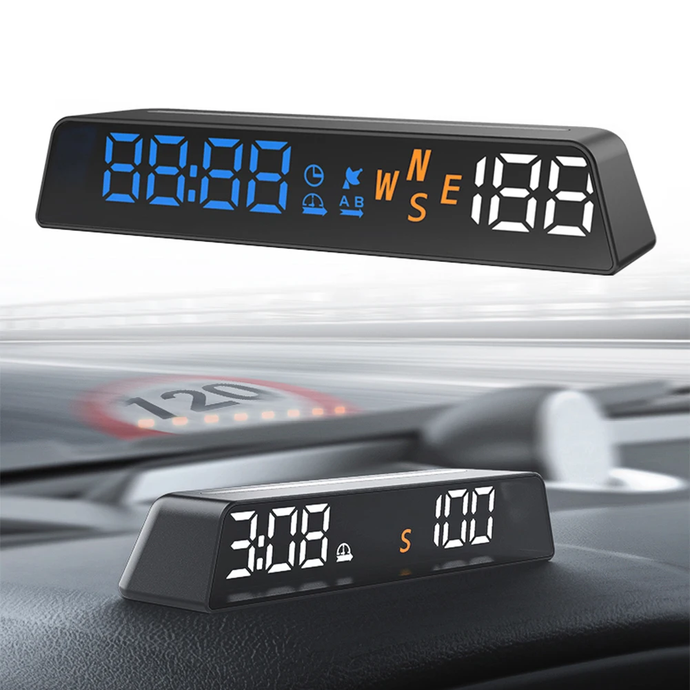 Universal Car HUD Digital GPS Speedometer Head Up HD Display LED Overspeed Alarm Display Time Clock Single Driving Time
Universal Car HUD Digital GPS Speedometer Head Up HD Display LED Overspeed Alarm Display Time Clock Single Driving Time