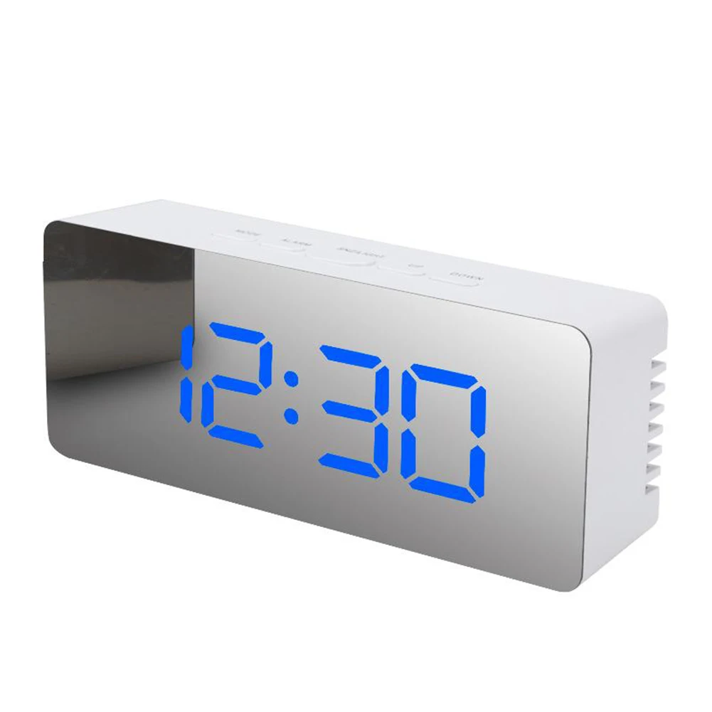 Charging Alarm Clock Alarm Clock 14.5*4.3*7.8cm LED Mirror Display Night Mode USB Cable White/blue/green/red/black
Charging Alarm Clock Alarm Clock 14.5*4.3*7.8cm LED Mirror Display Night Mode USB Cable White/blue/green/red/black