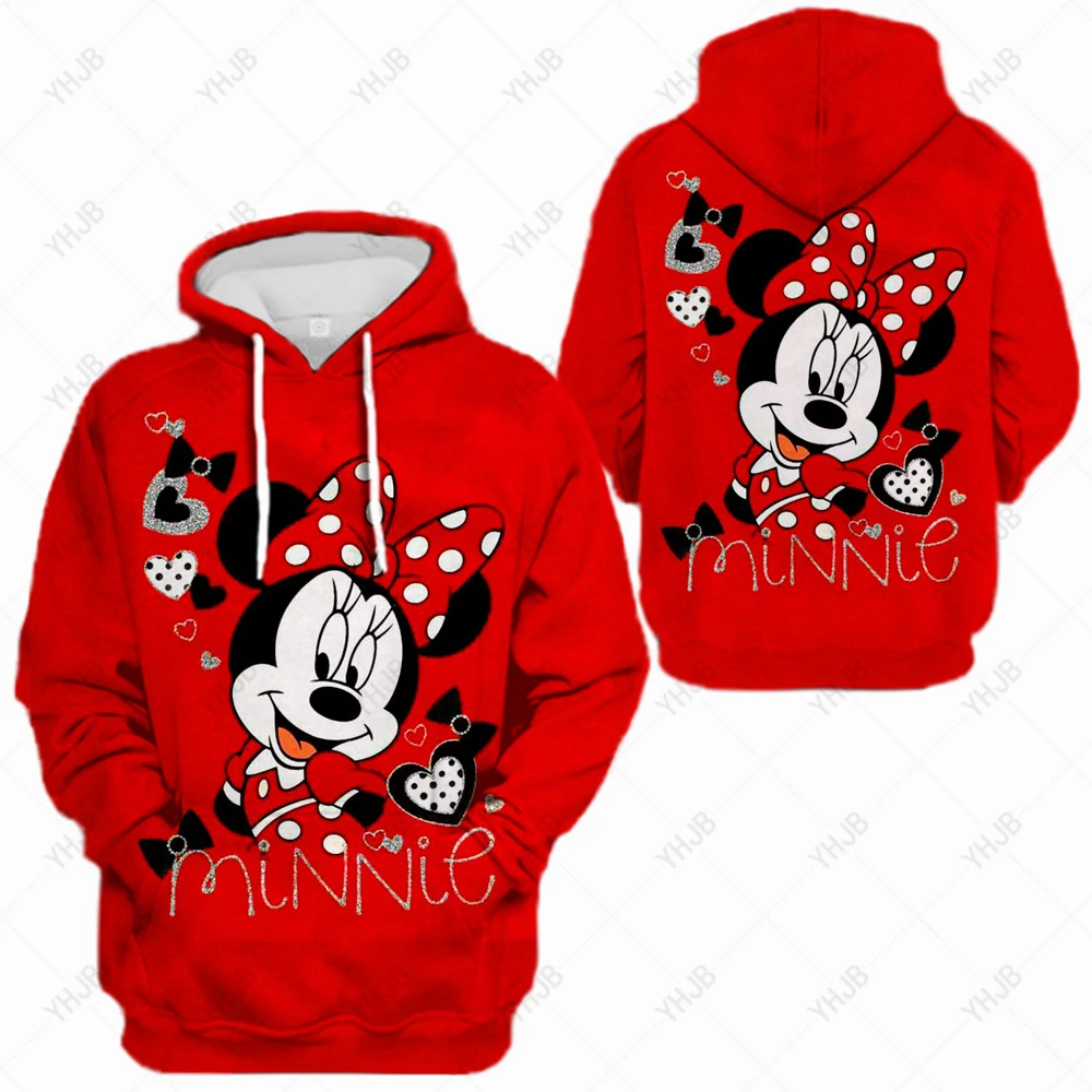 Disney Women's Mickey Mouse 3D Print Minnie Mickey Hoodie Fashion Sweater Street Boys Spring and Autumn 2023 Hip Hop Hoodie
Disney Women's Mickey Mouse 3D Print Minnie Mickey Hoodie Fashion Sweater Street Boys Spring and Autumn 2023 Hip Hop Hoodie