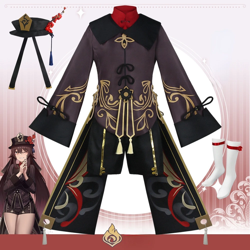 Костюм для косплея Hutao Genshin Impact, парик, косплей, Аниме игра Ху Тао, китайский стиль, Хэллоуин, подарки для женщин
Костюм для косплея Hutao Genshin Impact, парик, косплей, Аниме игра Ху Тао, китайский стиль, Хэллоуин, подарки для женщин