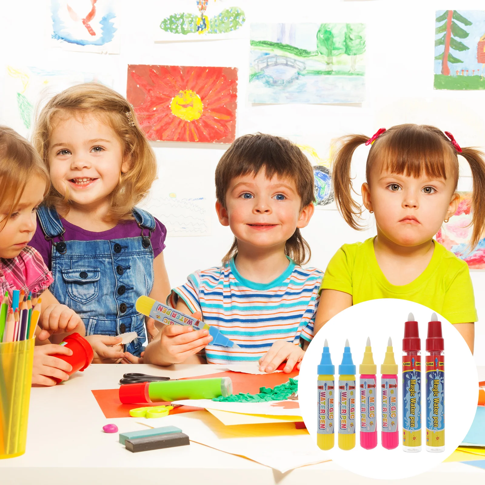 6Pcs Replacement Water Pen Water Pens Water Painting Pen Environmental Protection Painting Pen for Kids Boys
6Pcs Replacement Water Pen Water Pens Water Painting Pen Environmental Protection Painting Pen for Kids Boys