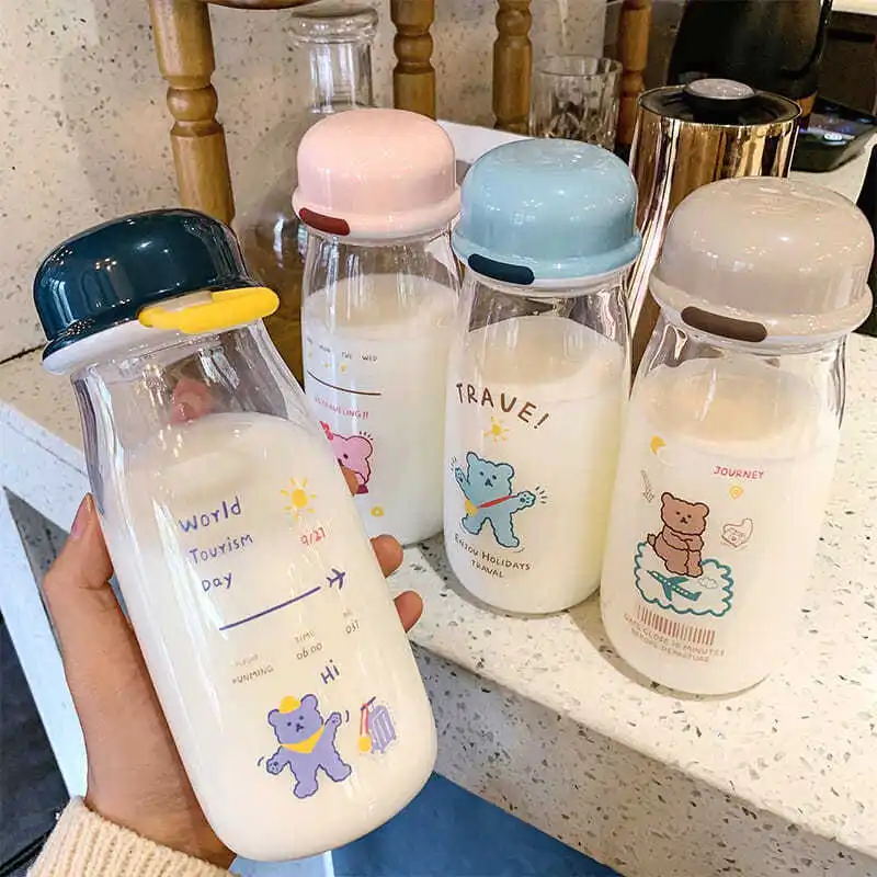 New 500ml Cute Cartoon Transparent Plastic Cup Simple Student Water Cup Portable Anti-fall Kawaii Water Bottle with Hidden Rope
New 500ml Cute Cartoon Transparent Plastic Cup Simple Student Water Cup Portable Anti-fall Kawaii Water Bottle with Hidden Rope