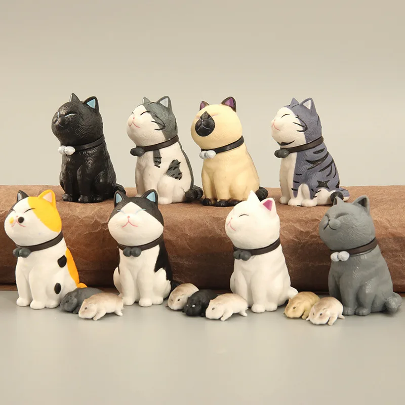 Lovely Cat Ornaments Creative Girl Student Home Desktop Decoration Accessories Miniature Model Kitten Birthday Gift for Kids
Lovely Cat Ornaments Creative Girl Student Home Desktop Decoration Accessories Miniature Model Kitten Birthday Gift for Kids