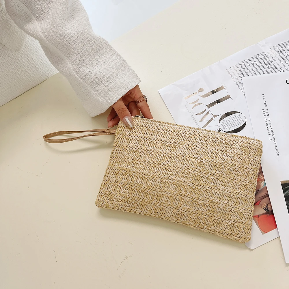 Weaving Bag Fashion Ladies Straw Clutch Purses For Women Summer Beach Handbags Daily Money Phone Wristlet Clutch Wallet Card Bag
Weaving Bag Fashion Ladies Straw Clutch Purses For Women Summer Beach Handbags Daily Money Phone Wristlet Clutch Wallet Card Bag