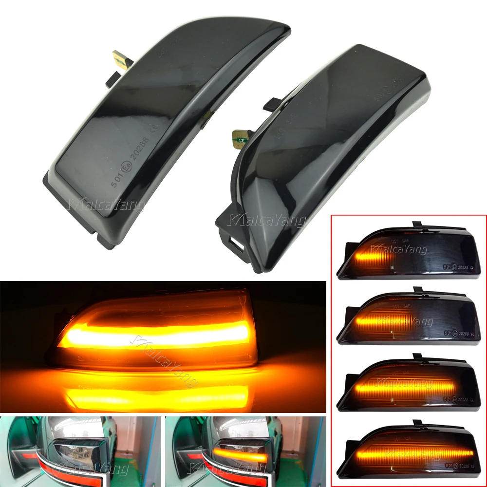 

For Ford Ranger T6 12-19 Raptor/Wildtrak Everest U375/UA LED Dynamic Turn Signal Side Mirror Indicator Sequential Blinker Light