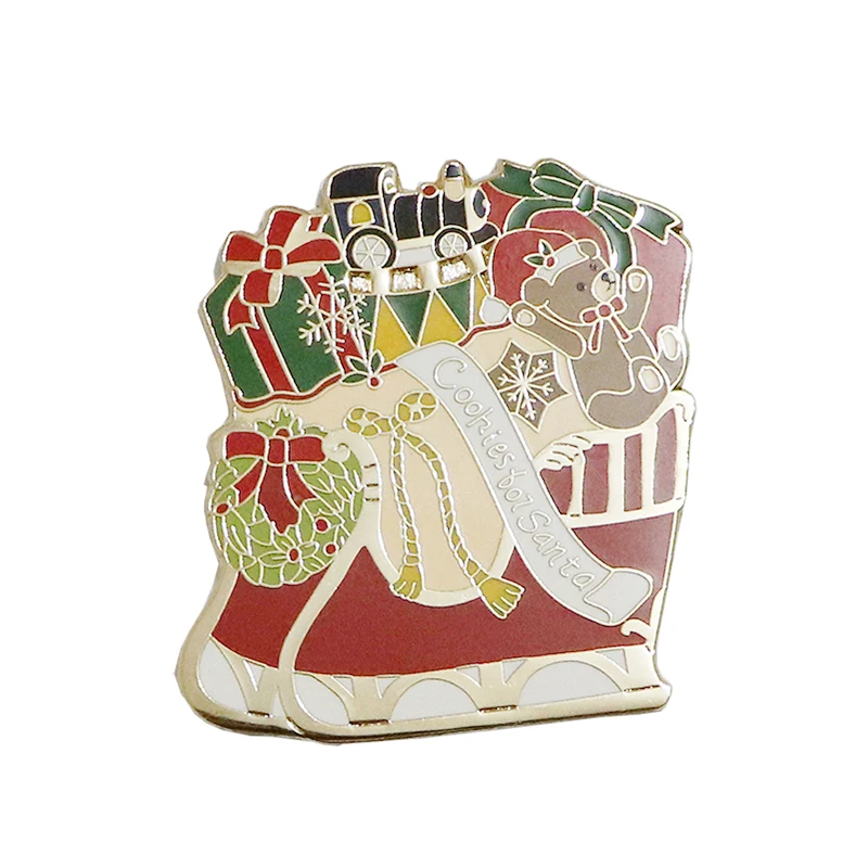 Cartoon shape Cute red Santa Claus Christmas sleigh Lapel Pin Unique Quality College Design Style Zinc Alloy hard enamel Badge
Cartoon shape Cute red Santa Claus Christmas sleigh Lapel Pin Unique Quality College Design Style Zinc Alloy hard enamel Badge