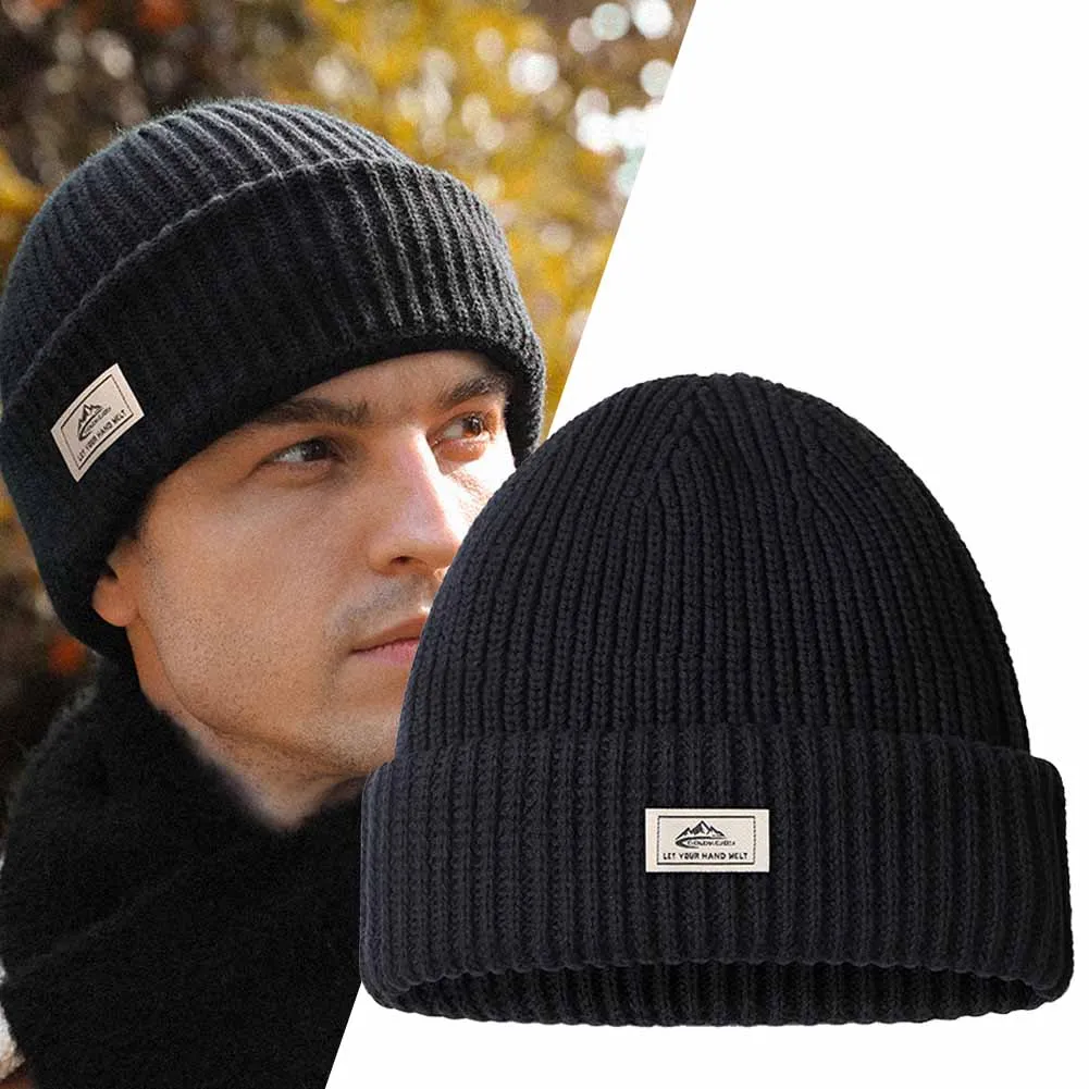 Winter Mens Cuffed Beanie Hat Knit Woolly Ski Winter Beenie Cap For Cycling Camping Warm Beanies Ski Bonnets Hats
Winter Mens Cuffed Beanie Hat Knit Woolly Ski Winter Beenie Cap For Cycling Camping Warm Beanies Ski Bonnets Hats