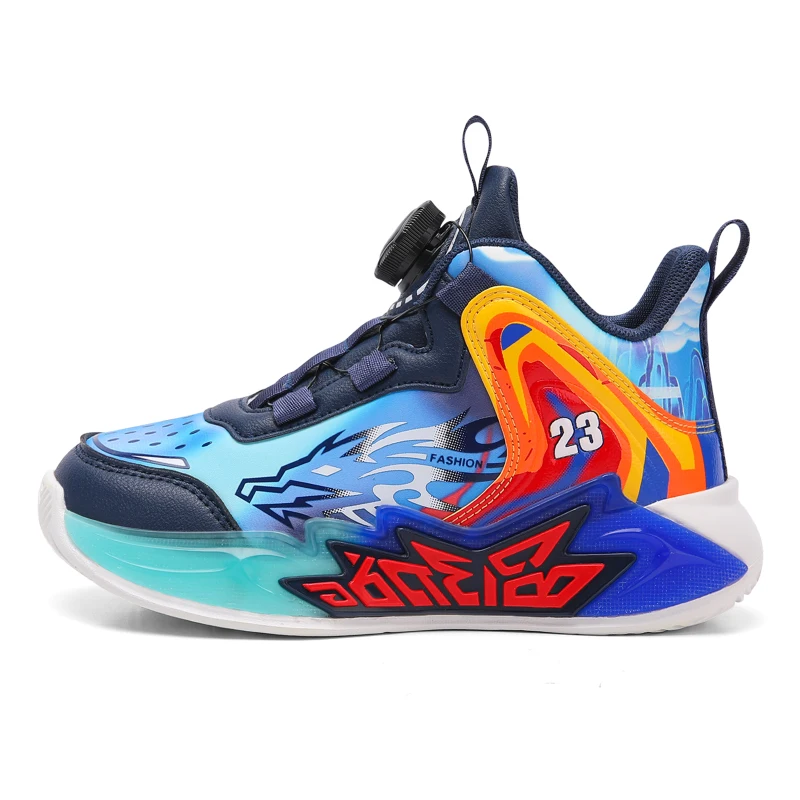 New Arrival Children Sneakers Boy Basketball Shoes Kids Sports Tennis Shoes for Boy Fashion Printed School Casual Running Shoes
New Arrival Children Sneakers Boy Basketball Shoes Kids Sports Tennis Shoes for Boy Fashion Printed School Casual Running Shoes