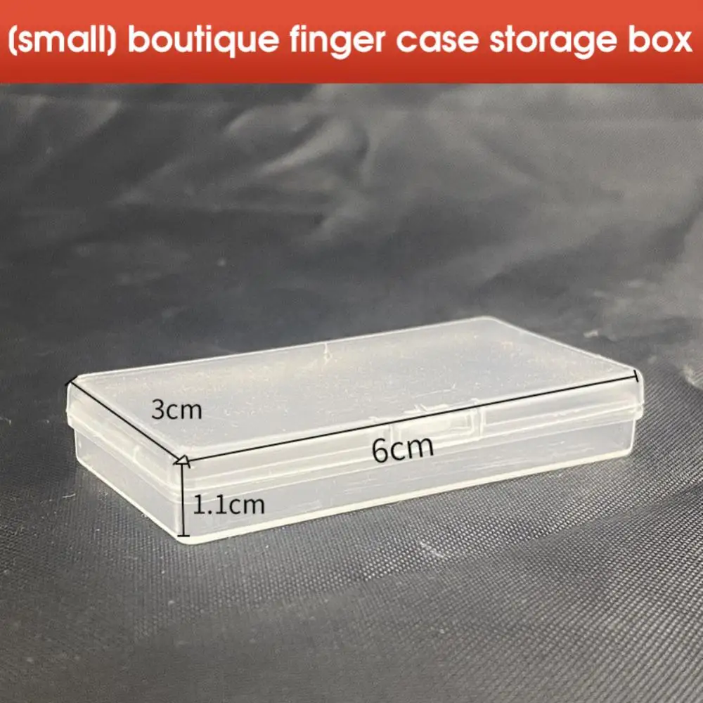 White Storage Box Transparent Game Finger Set Portable Box For Storage Of Mobile Game Fingertips Ultrathin Storage Box Small
White Storage Box Transparent Game Finger Set Portable Box For Storage Of Mobile Game Fingertips Ultrathin Storage Box Small
