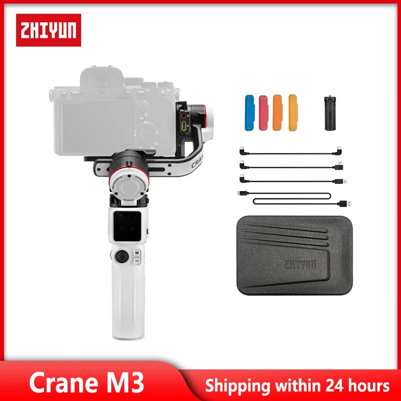 

Zhiyun Crane M3 3-Axis Handheld Gimbal Stabilizer for Mirrorless Cameras Sony A7III A6600 Gopro Hero10/9/8,iPhone 13 12 Pro Max