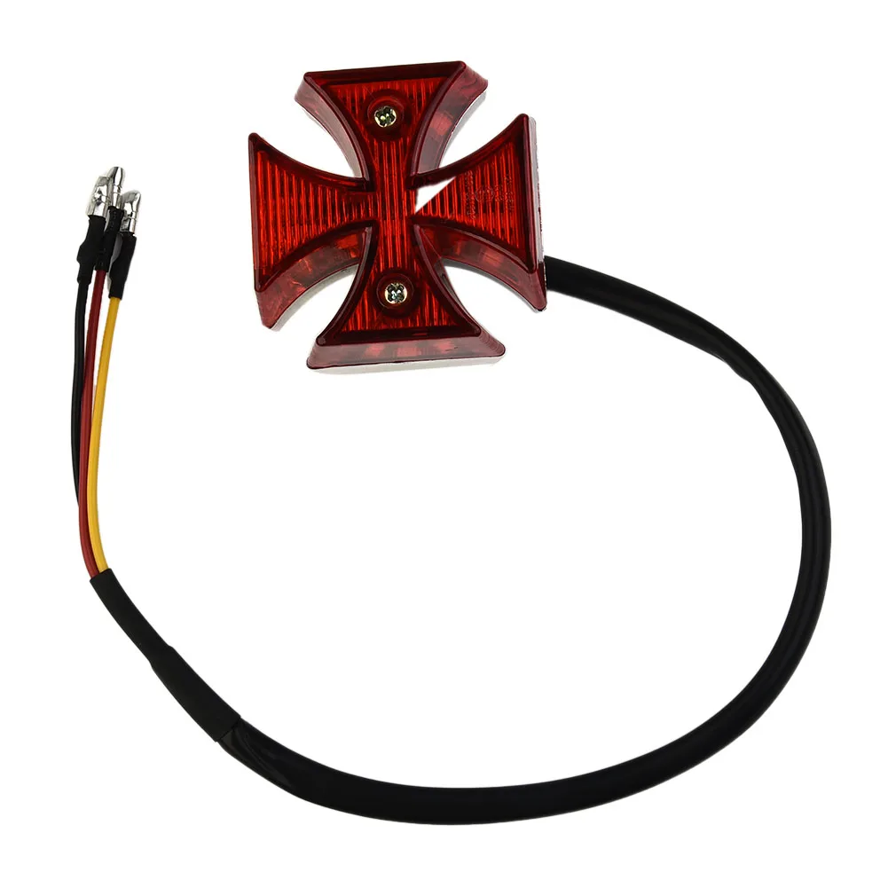 Brake Motorcycle Tail Light Running Maltese Cross Rear License Universal Quads Chrome ABS Choppers DC 12V Bike
Brake Motorcycle Tail Light Running Maltese Cross Rear License Universal Quads Chrome ABS Choppers DC 12V Bike