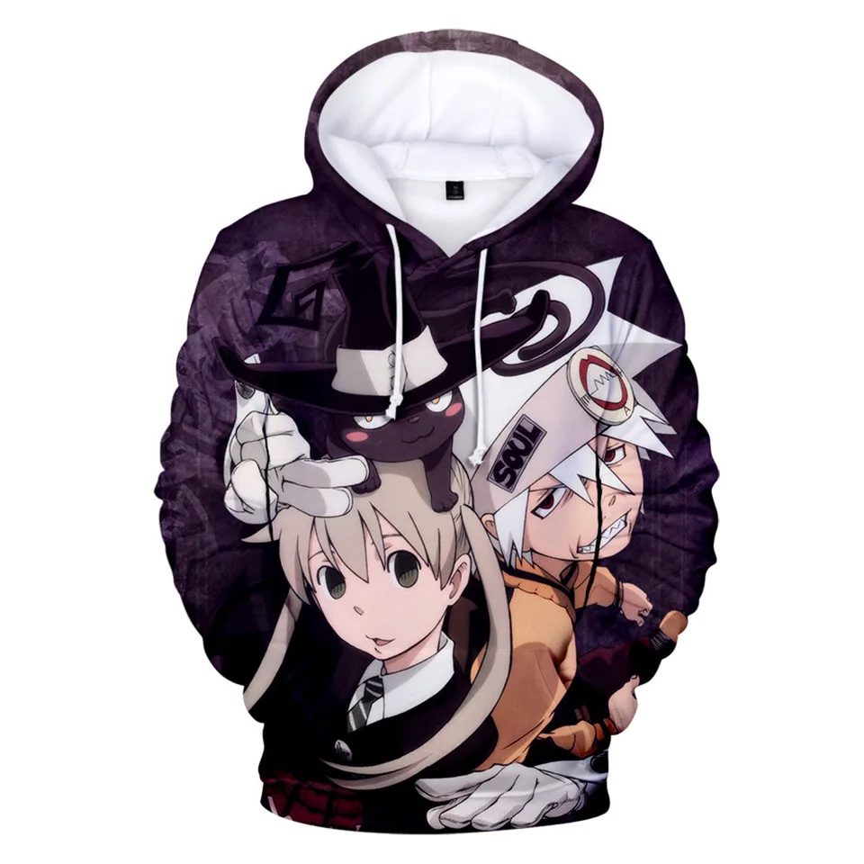 2023 Anime Cool SOUL EATER 3D Hoodies Print Hoodies Sweatshirt Casual Cartoon Hoodies Autumn Unisex Long Sleeve Pullovers Coat
2023 Anime Cool SOUL EATER 3D Hoodies Print Hoodies Sweatshirt Casual Cartoon Hoodies Autumn Unisex Long Sleeve Pullovers Coat