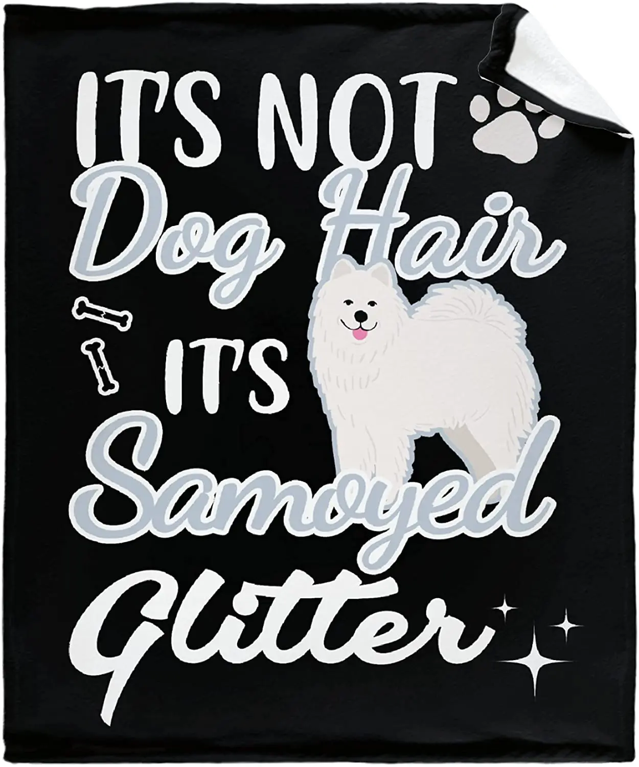 Dog Blanket Throw It's Not Dog Hair It's Samoyed Glitter Animal Plush Blanket for Pet Owners Girls Boys Cozy Flannel Blanket
Dog Blanket Throw It's Not Dog Hair It's Samoyed Glitter Animal Plush Blanket for Pet Owners Girls Boys Cozy Flannel Blanket
