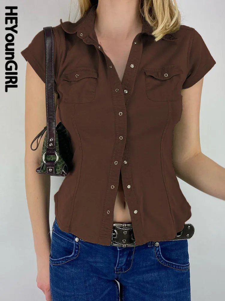 Женская летняя футболка-поло HEYounGIRL, элегантная винтажная Повседневная Базовая футболка-поло на пуговицах с коротким рукавом, Y2K, уличная од...
Женская летняя футболка-поло HEYounGIRL, элегантная винтажная Повседневная Базовая футболка-поло на пуговицах с коротким рукавом, Y2K, уличная од...