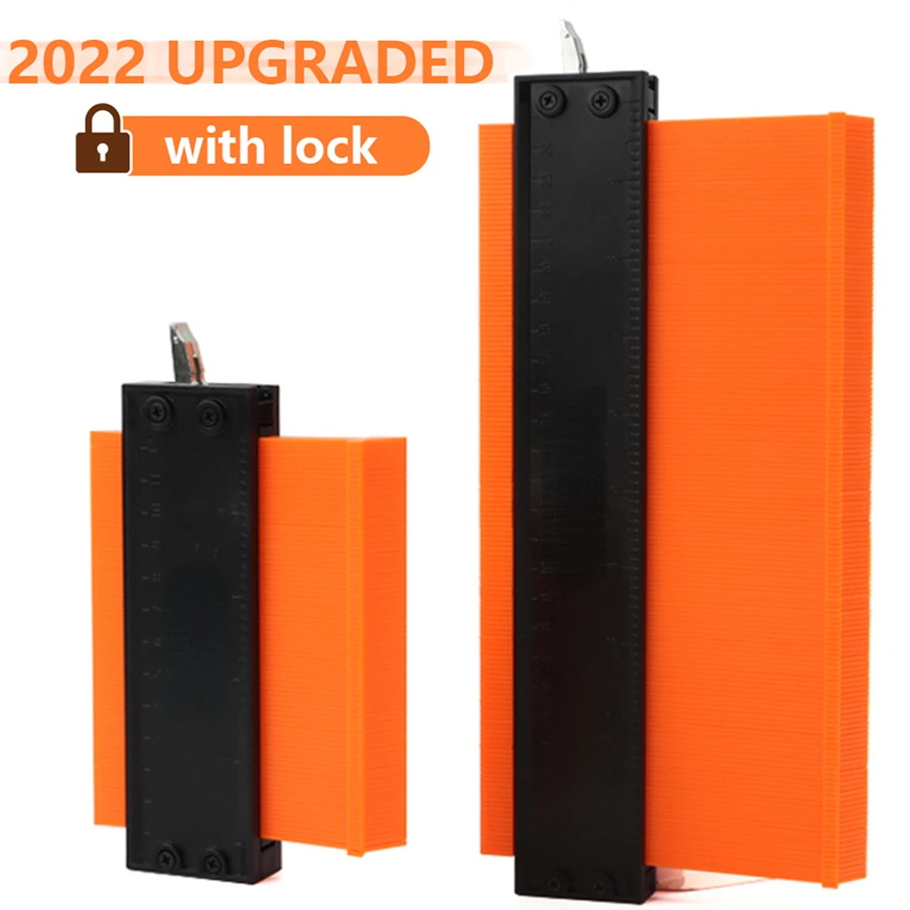 Contour Gauge Profile Duplicator Tool Adjustable Lock Alloy Edge Copy Shaping Wood Measure Ruler Laminate Tiles Wood Marking
Contour Gauge Profile Duplicator Tool Adjustable Lock Alloy Edge Copy Shaping Wood Measure Ruler Laminate Tiles Wood Marking
