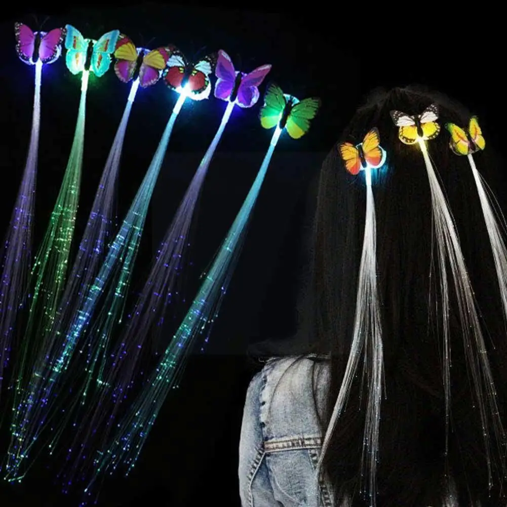 5pcs LED Flashing Hair Braid Glowing Luminescent Hairpin Ornament Hair Butterfly Wedding Clip Novetly Christmas Party Gifts K8B9
5pcs LED Flashing Hair Braid Glowing Luminescent Hairpin Ornament Hair Butterfly Wedding Clip Novetly Christmas Party Gifts K8B9