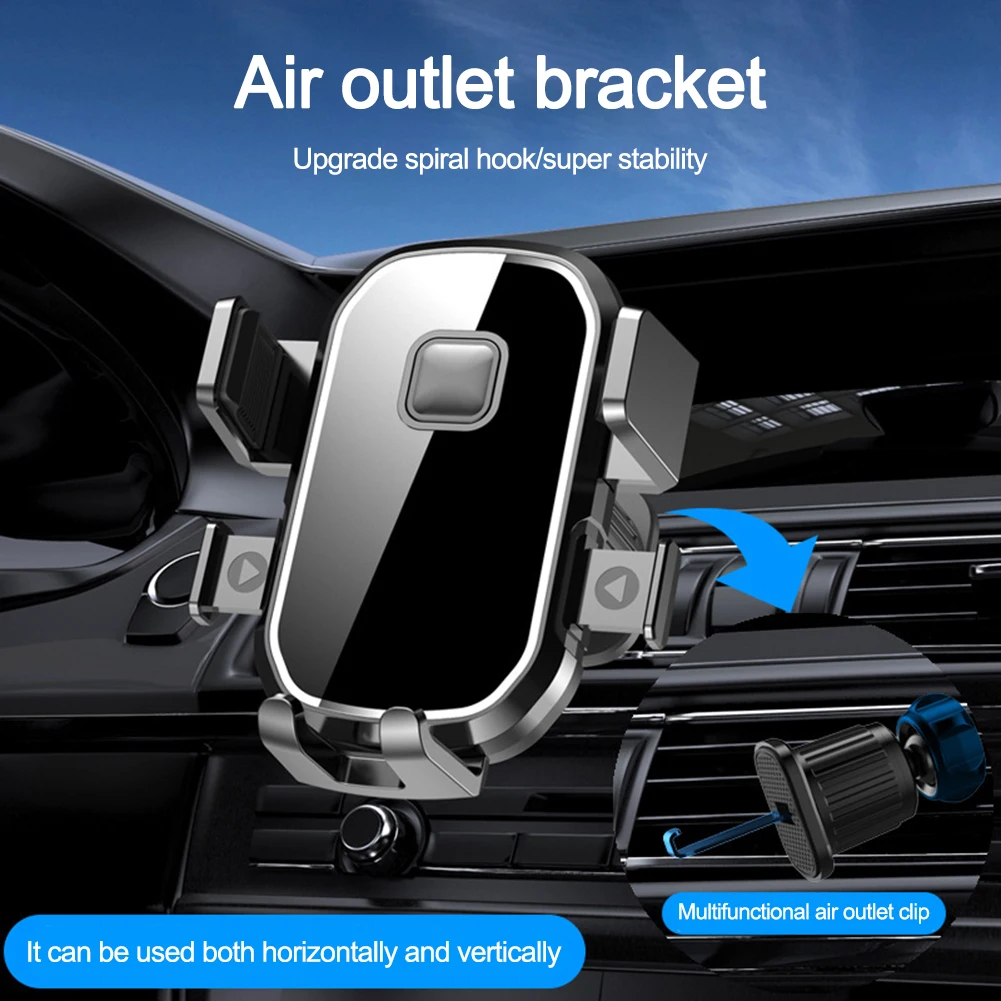 1pc Universal Spiral Hook Car Holder Mount Stand Brackets Air Vent Mobile Phone Clip Cradle 360° Rotating Auto Interior Parts
1pc Universal Spiral Hook Car Holder Mount Stand Brackets Air Vent Mobile Phone Clip Cradle 360° Rotating Auto Interior Parts