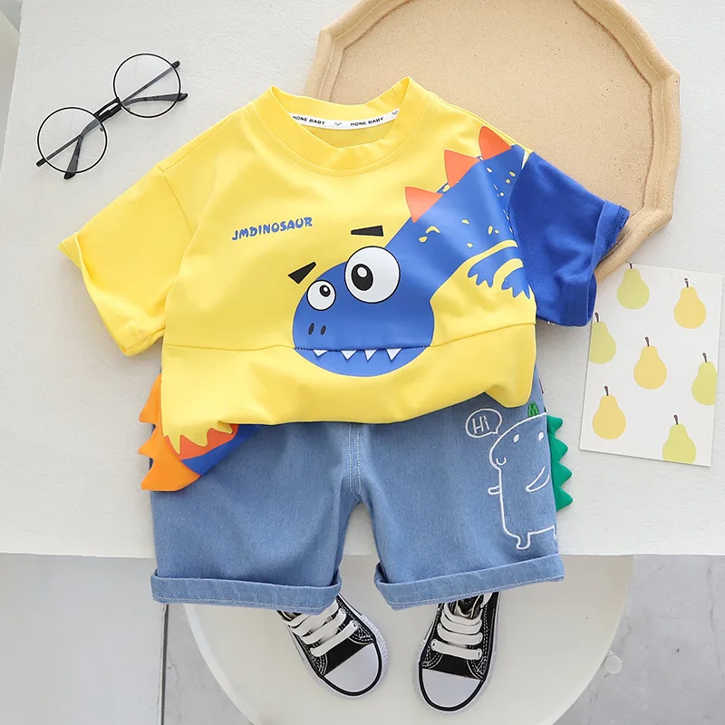 Summer newborn Baby Boys Girls Clothes Outfits sets Pullover Loose T-Shirt Denim Shorts Suits for Baby 1st Birthday clothing set
Summer newborn Baby Boys Girls Clothes Outfits sets Pullover Loose T-Shirt Denim Shorts Suits for Baby 1st Birthday clothing set