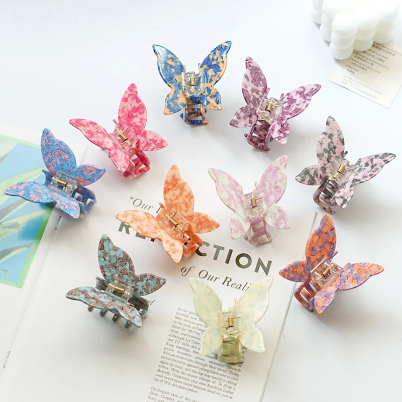 Mini Butterfly Hair Claw Clamps Summer Small Hair Clip Crab Simple Sweet Fairy Butterfly Hairpin Barrettes Girl Hair Accessories
Mini Butterfly Hair Claw Clamps Summer Small Hair Clip Crab Simple Sweet Fairy Butterfly Hairpin Barrettes Girl Hair Accessories