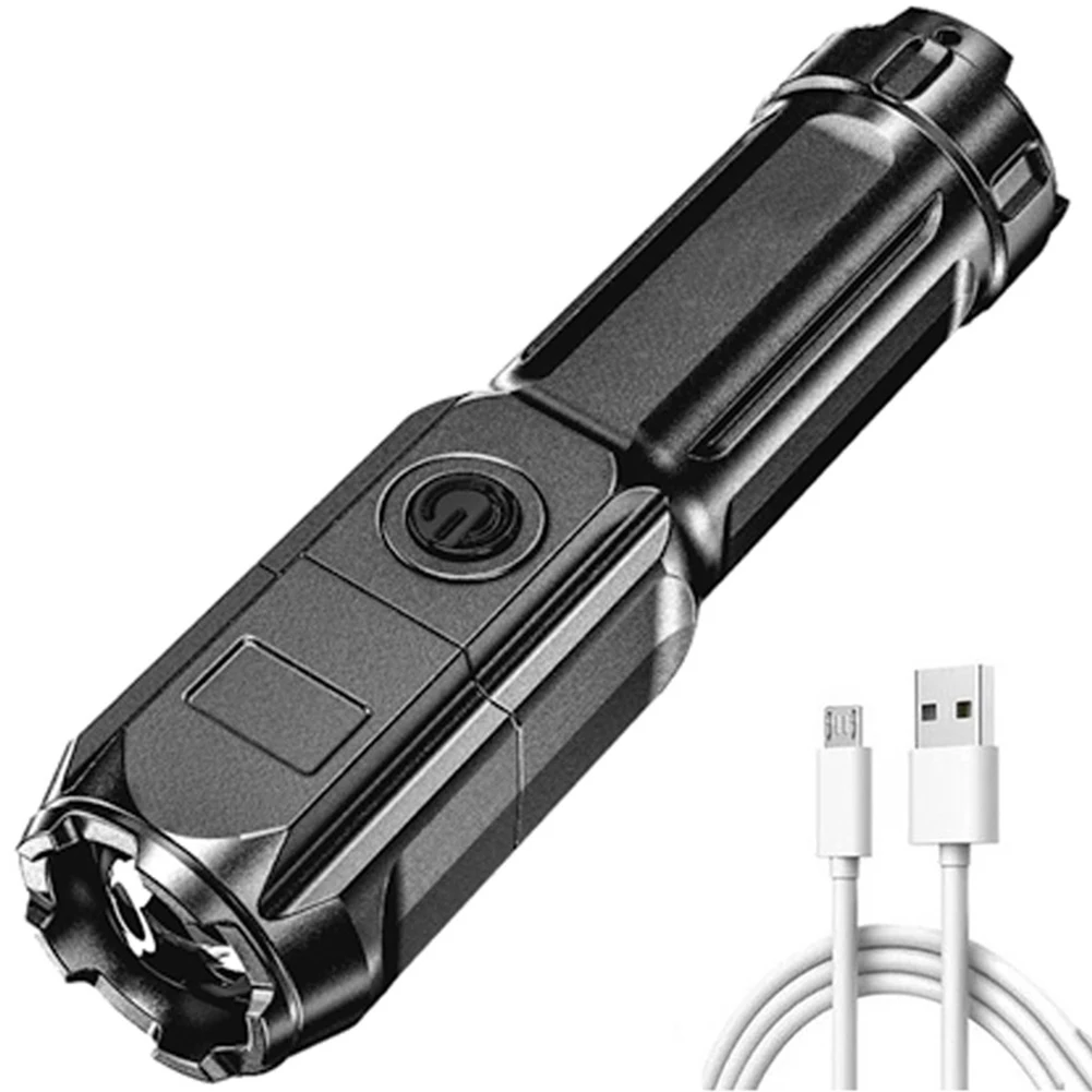 Portable Flashlight Strong Light High-power Rechargeable Zoom Highlight Tactical Flashlight Outdoor Lighting LED Flashlight
Portable Flashlight Strong Light High-power Rechargeable Zoom Highlight Tactical Flashlight Outdoor Lighting LED Flashlight