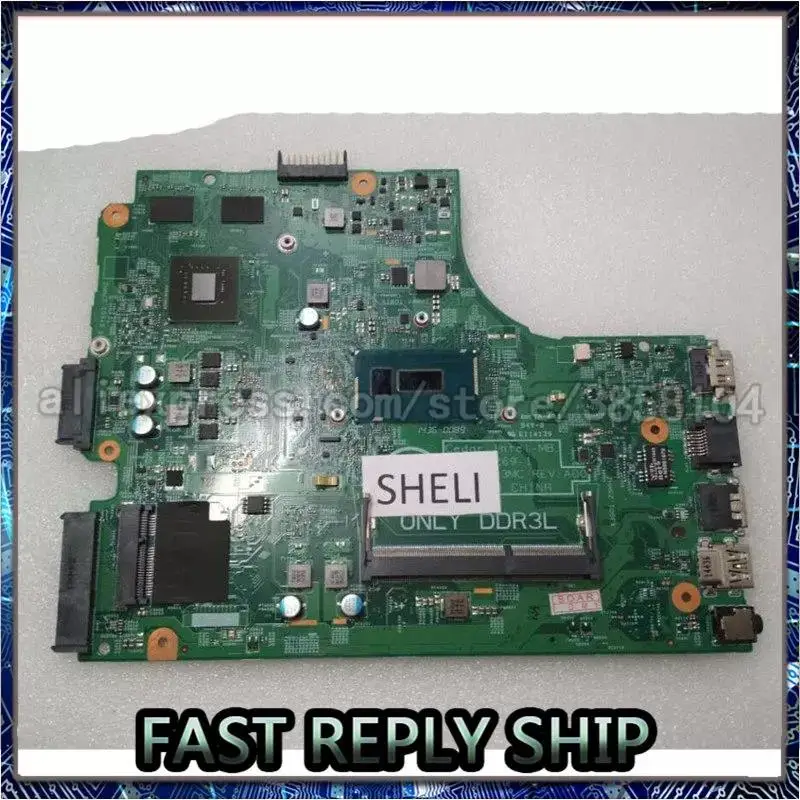 SHELI For DELL 3542 Motherboard with 3805U cpu CN-064HF9 064HF9 64HF9 
SHELI For DELL 3542 Motherboard with 3805U cpu CN-064HF9 064HF9 64HF9