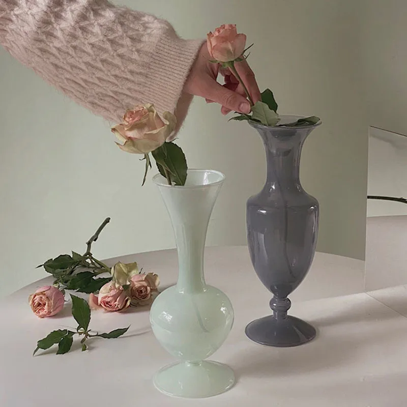 Ins Morandi Cream Trim Vintage Glass Vase Ornamental Flower Arrangement Living Room Nordic Home Ideas vases nordic vase
Ins Morandi Cream Trim Vintage Glass Vase Ornamental Flower Arrangement Living Room Nordic Home Ideas vases nordic vase