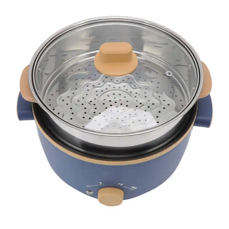 2.5L Electric Cooker Food Grade 800W Multifunctional Double Layer Adjustable Portable Electric Hot Pot for Kitchen
2.5L Electric Cooker Food Grade 800W Multifunctional Double Layer Adjustable Portable Electric Hot Pot for Kitchen