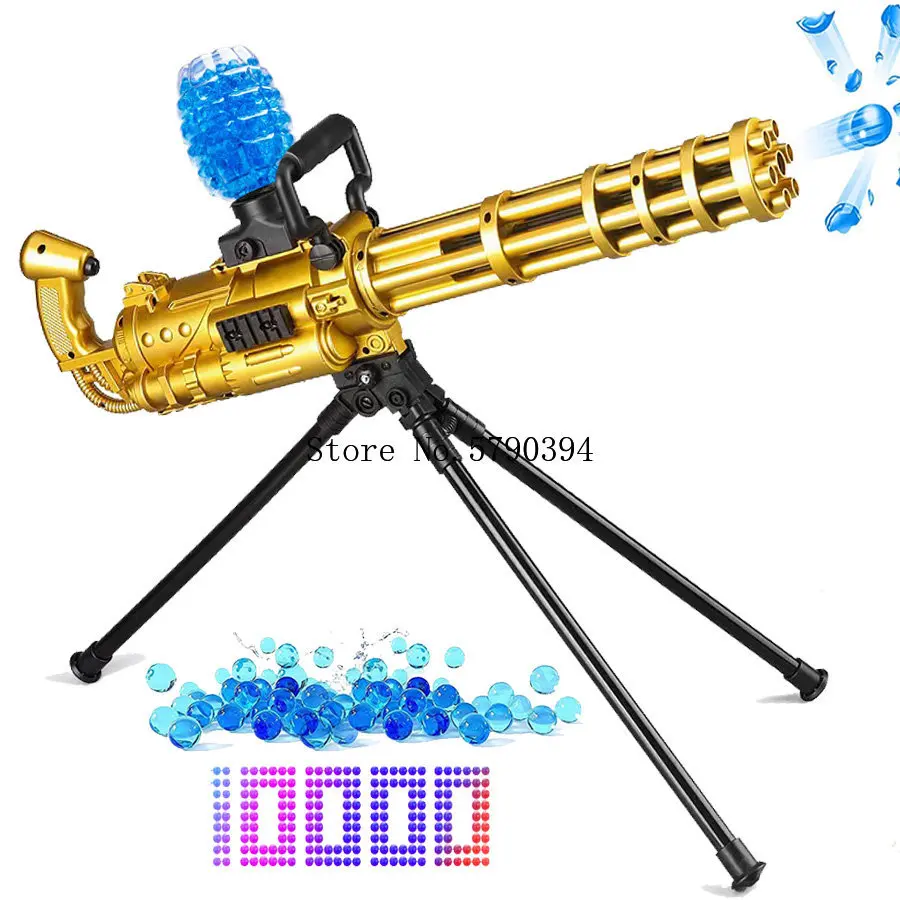 Electric Gatling M416 Sniper Rifle Water Gel Blaster Splatter Ball CS Outdoor Game AirSoft Submachine Toy Gun For Boy Adult Gift
Electric Gatling M416 Sniper Rifle Water Gel Blaster Splatter Ball CS Outdoor Game AirSoft Submachine Toy Gun For Boy Adult Gift