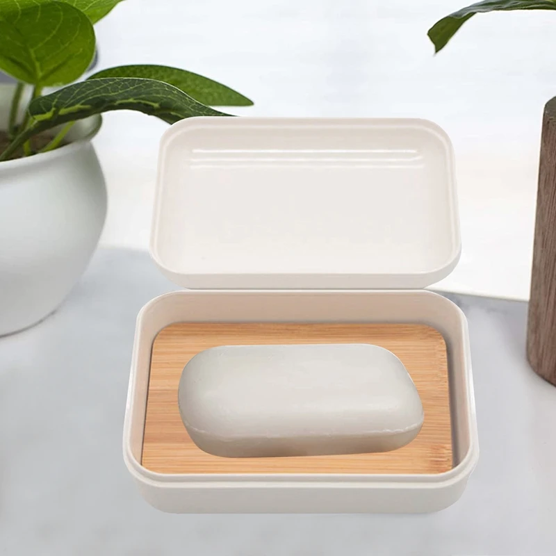 BMDT-Soap Dish With Lid Bamboo Fiber Soap Tray Hand Made Natural Bamboo Soap Holder For Bathroom Kitchen Countertop
BMDT-Soap Dish With Lid Bamboo Fiber Soap Tray Hand Made Natural Bamboo Soap Holder For Bathroom Kitchen Countertop
