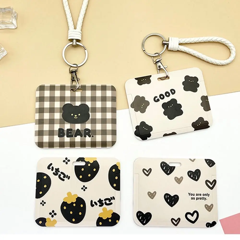 Credit ID Card Cover Bear Strawberry Love Heart Card Holders Card Storage Cover Cartoon Card Case Card Access Control
Credit ID Card Cover Bear Strawberry Love Heart Card Holders Card Storage Cover Cartoon Card Case Card Access Control
