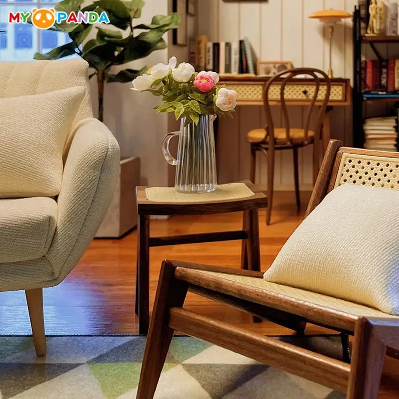 1:6 Dollhouse Miniature Dressing Stool Coffee Tea Table Side Table Low Stool Furniture Tulip Potted Plant Model Dolls Home Decor 
1:6 Dollhouse Miniature Dressing Stool Coffee Tea Table Side Table Low Stool Furniture Tulip Potted Plant Model Dolls Home Decor