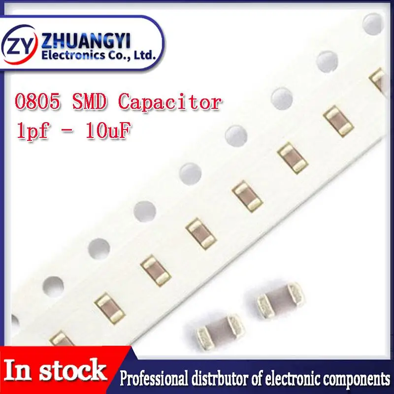100 шт. 0805 SMD многослойный керамический конденсатор 0.5pF - 47 мкФ 10pF 22pF 100pF 1nF 10nF 100nF 0,1 мкФ 1 мкФ 2,2 мкФ 4,7 мкФ 10 мкФ 22 мкФ
100 шт. 0805 SMD многослойный керамический конденсатор 0.5pF - 47 мкФ 10pF 22pF 100pF 1nF 10nF 100nF 0,1 мкФ 1 мкФ 2,2 мкФ 4,7 мкФ 10 мкФ 22 мкФ