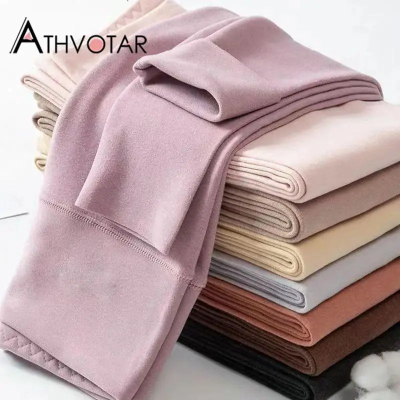 Женские Зимние флисовые леггинсы с высокой талией и защитой от холода 
Женские Зимние флисовые леггинсы с высокой талией и защитой от холода