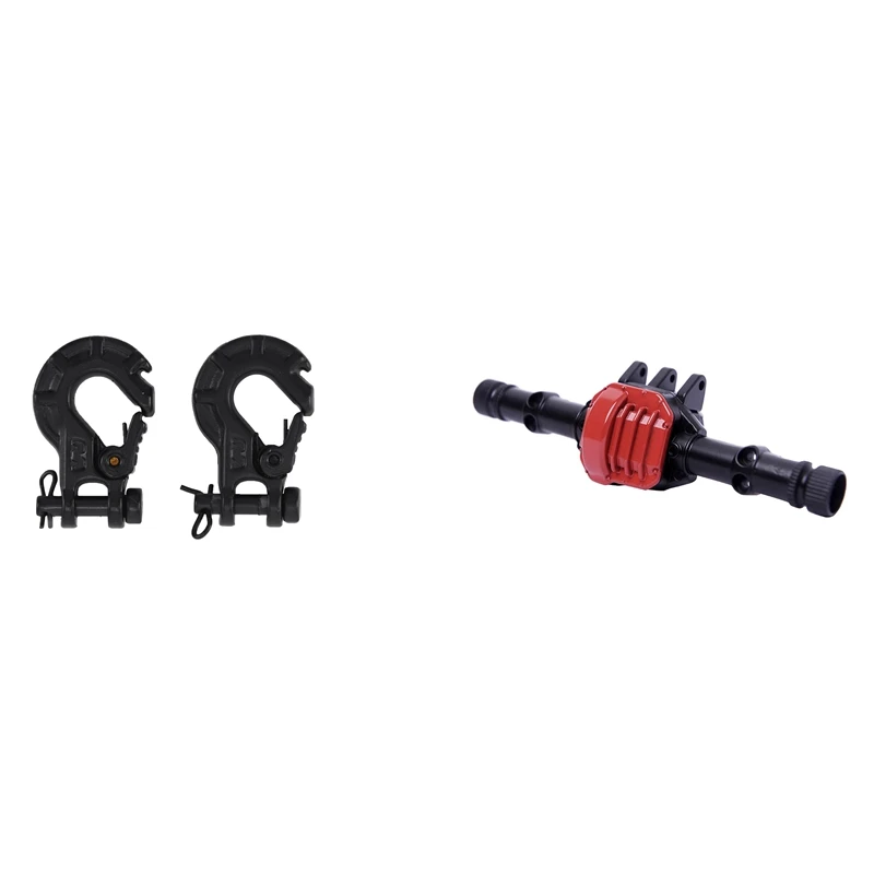 2 Set RC Car Part: 1 Set RC Metal Trailer Hook Winch Hook & 1 Pcs Alloy Front Rear Axle Housing Case
2 Set RC Car Part: 1 Set RC Metal Trailer Hook Winch Hook & 1 Pcs Alloy Front Rear Axle Housing Case