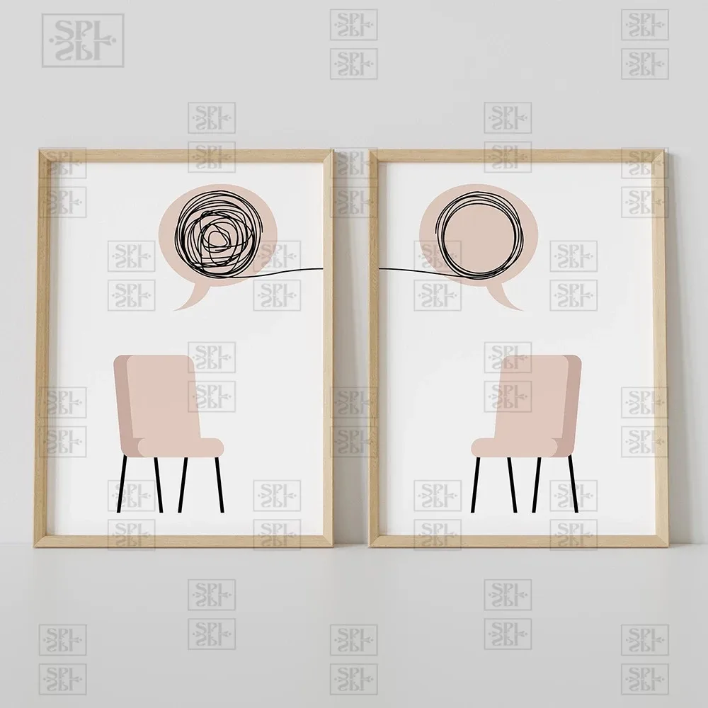 Therapy Counselor Office Wall Art Digital Posters Prints Canvas Painting Nordic Wall Pictures for Psychologist Home Decor
Therapy Counselor Office Wall Art Digital Posters Prints Canvas Painting Nordic Wall Pictures for Psychologist Home Decor